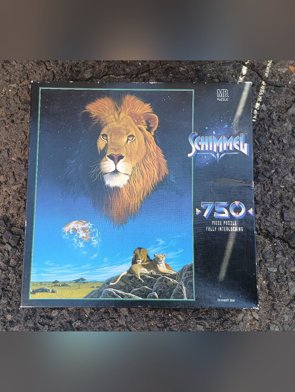3/$10 🌟 NEW MB Schimmel 750 Piece Lion Serengeti Soul Puzzle